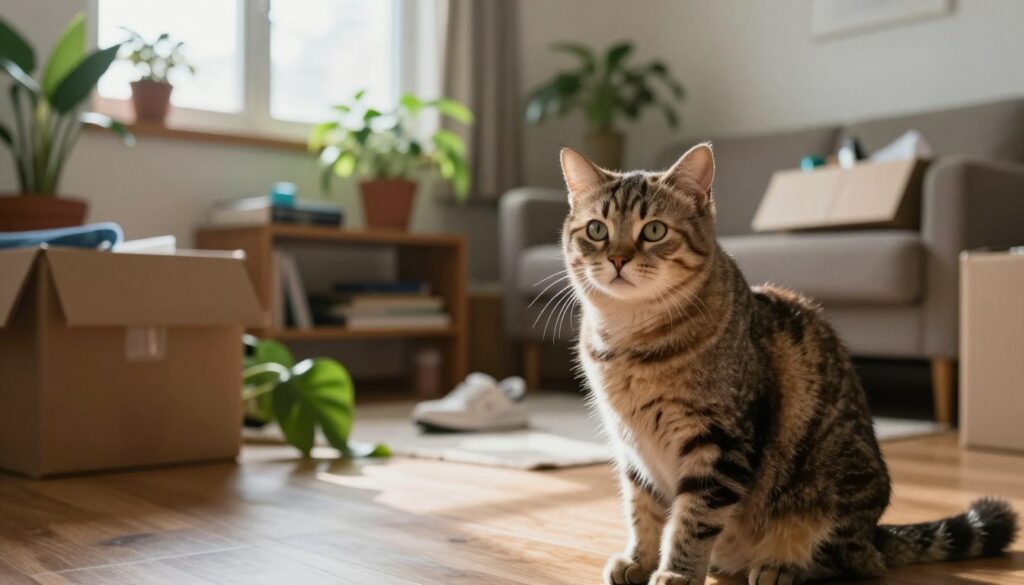 Stress bei Katzen durch Veränderungen im Haushalt