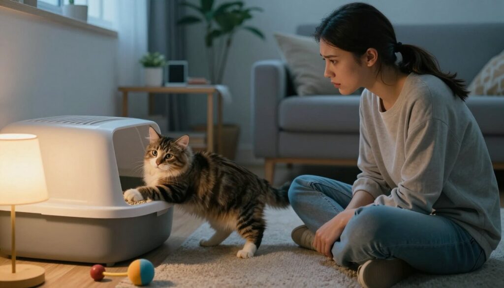 Verhaltensänderung Katze